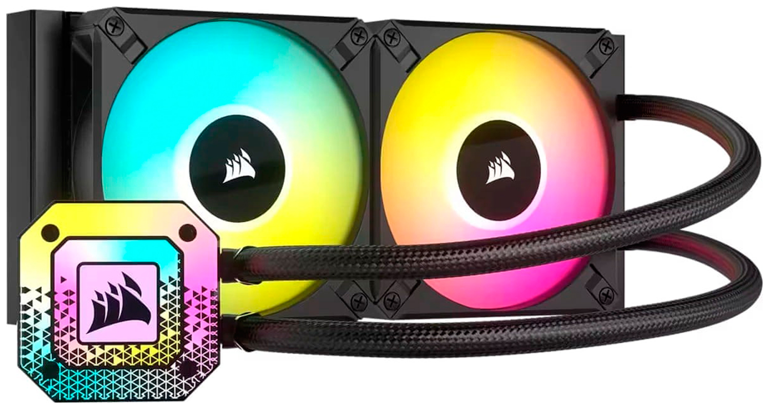 Изображение товара СЖО для процессоров Corsair iCUE H100i ELITE CAPELLIX XT 240mm RGB, Black (CW-9060068-WW)