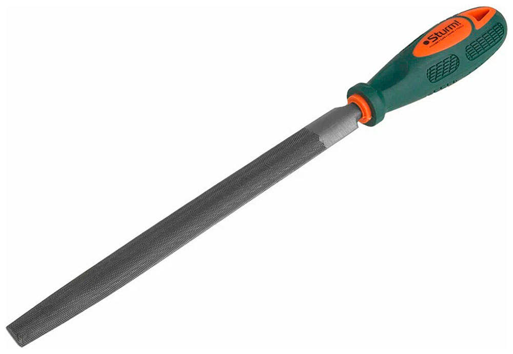 Изображение товара Напильник полукруглый Sturm! 200 мм из стали Т12 с двойной насечкой