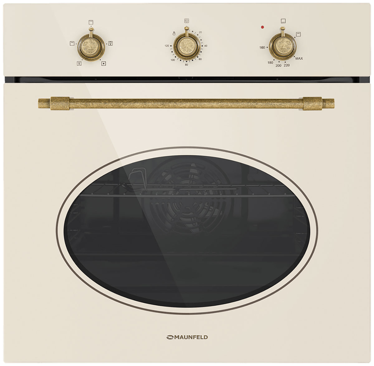 Изображение товара Газовый духовой шкаф Maunfeld EOGC604RIB.MT Slim