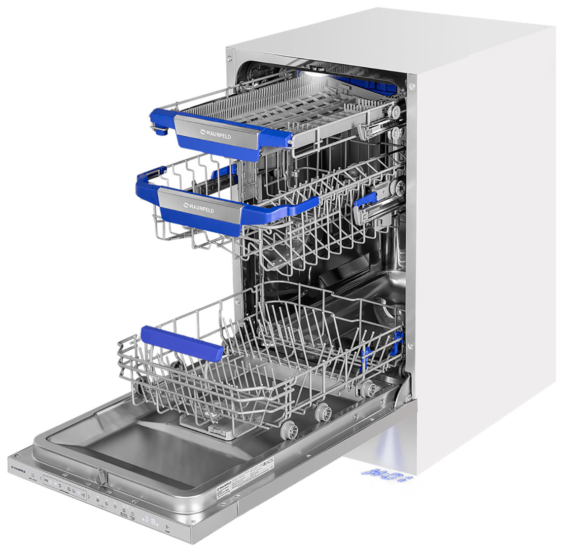 Изображение товара Встраиваемая посудомоечная машина Maunfeld MLP45330T Smart Beam Inverter Wi-Fi