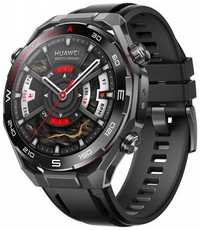 Изображение товара Умные часы Huawei WATCH Ultimate 2 черный с AMOLED дисплеем водонепроницаемые