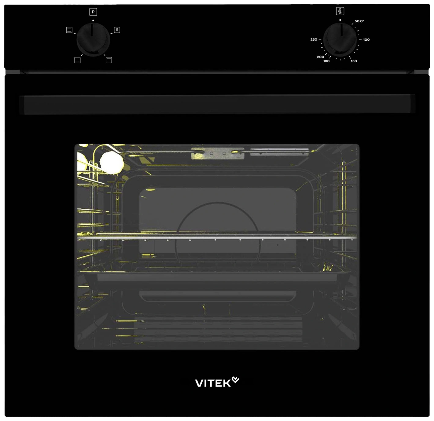 Изображение товара Электрический духовой шкаф Vitek VEO 6230 BG, стекло черное