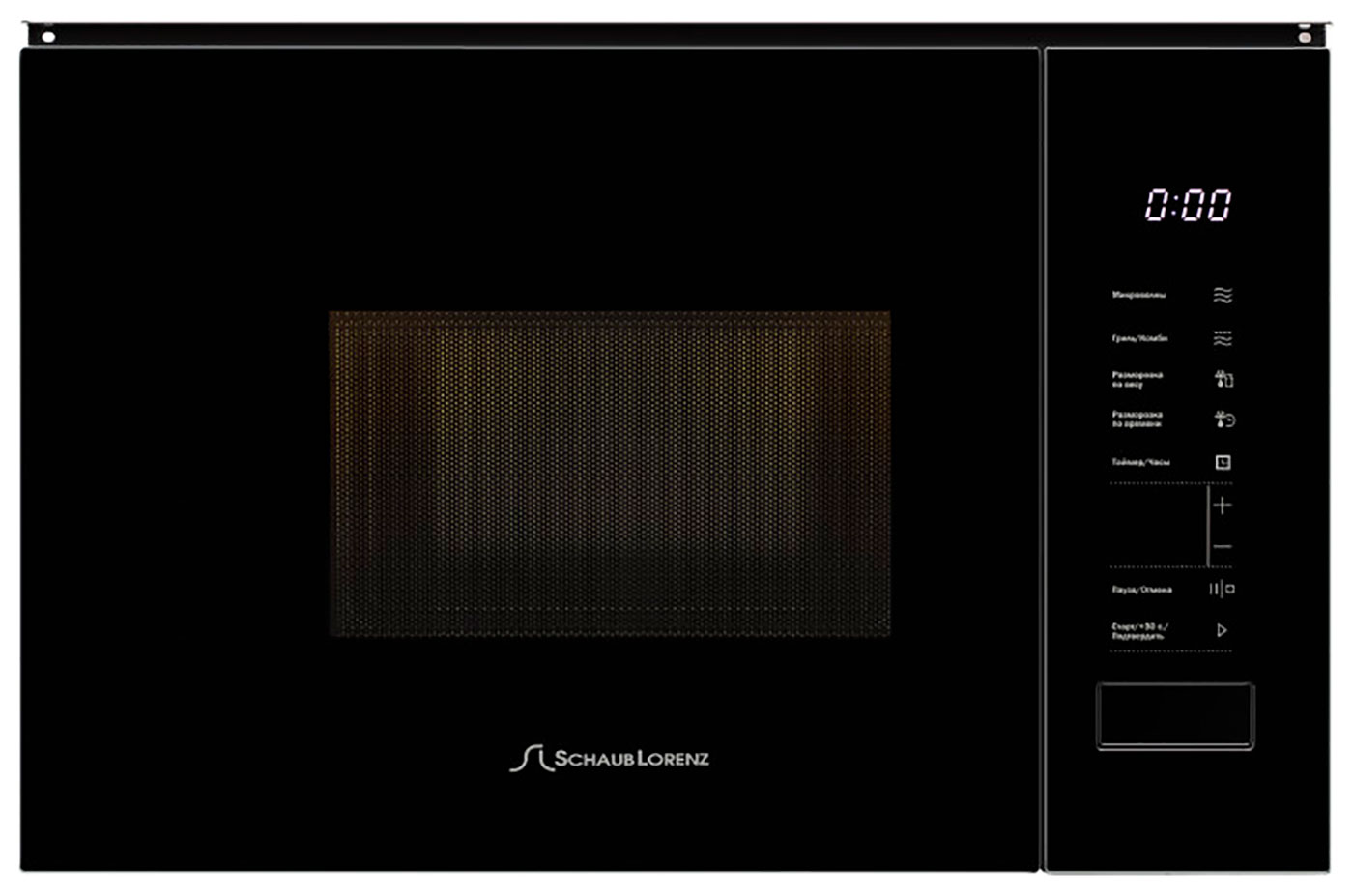 Изображение товара Встраиваемая микроволновая печь Schaub Lorenz SLM EY23D с грилем и цифровым дисплеем
