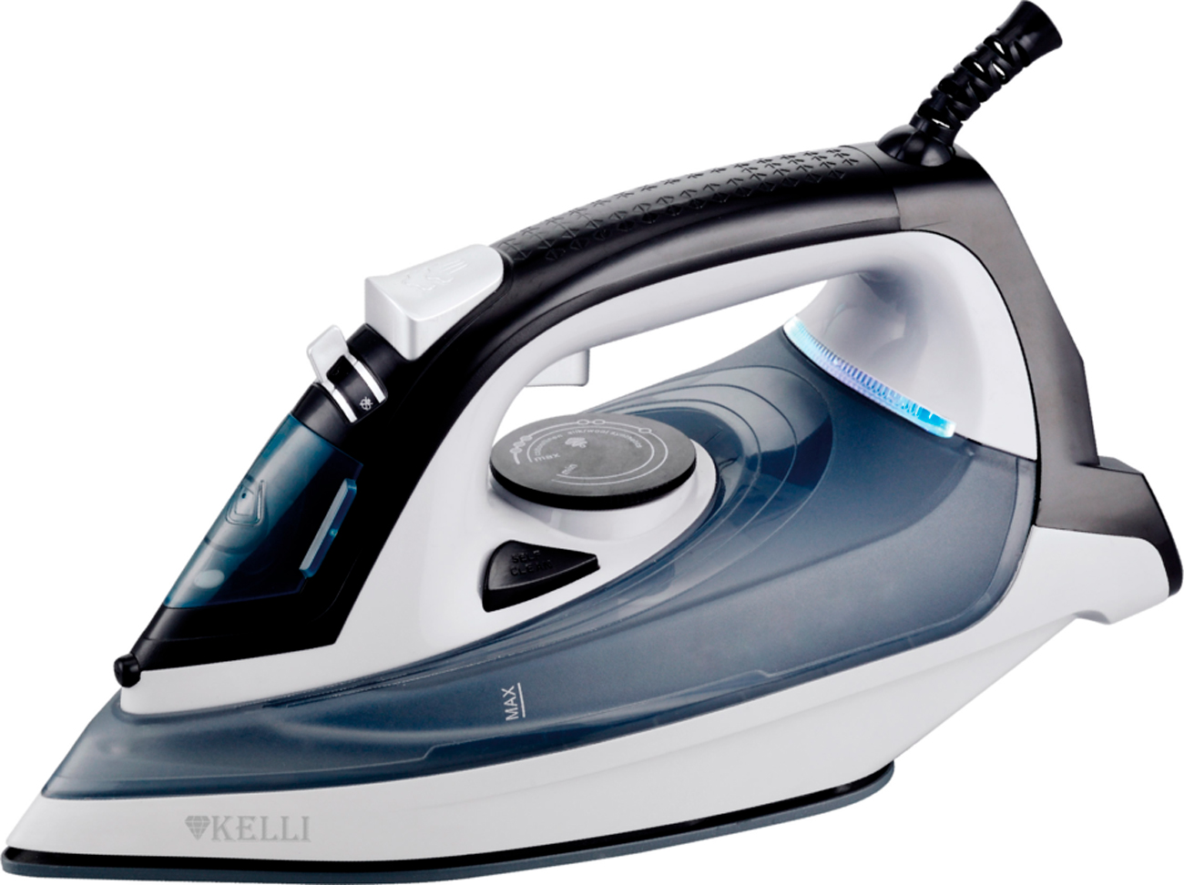 Изображение товара Утюг паровой Kelli KL-1653, серый