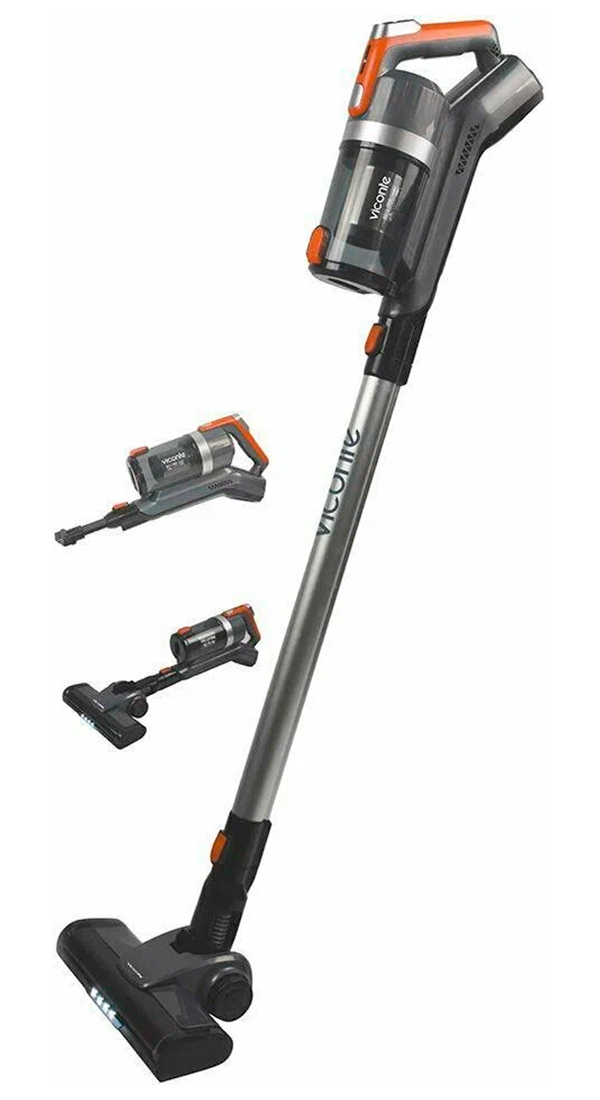 Изображение товара Беспроводной вертикальный пылесос Viconte VC-399 с турбощёткой и аккумулятором 2200 мАч