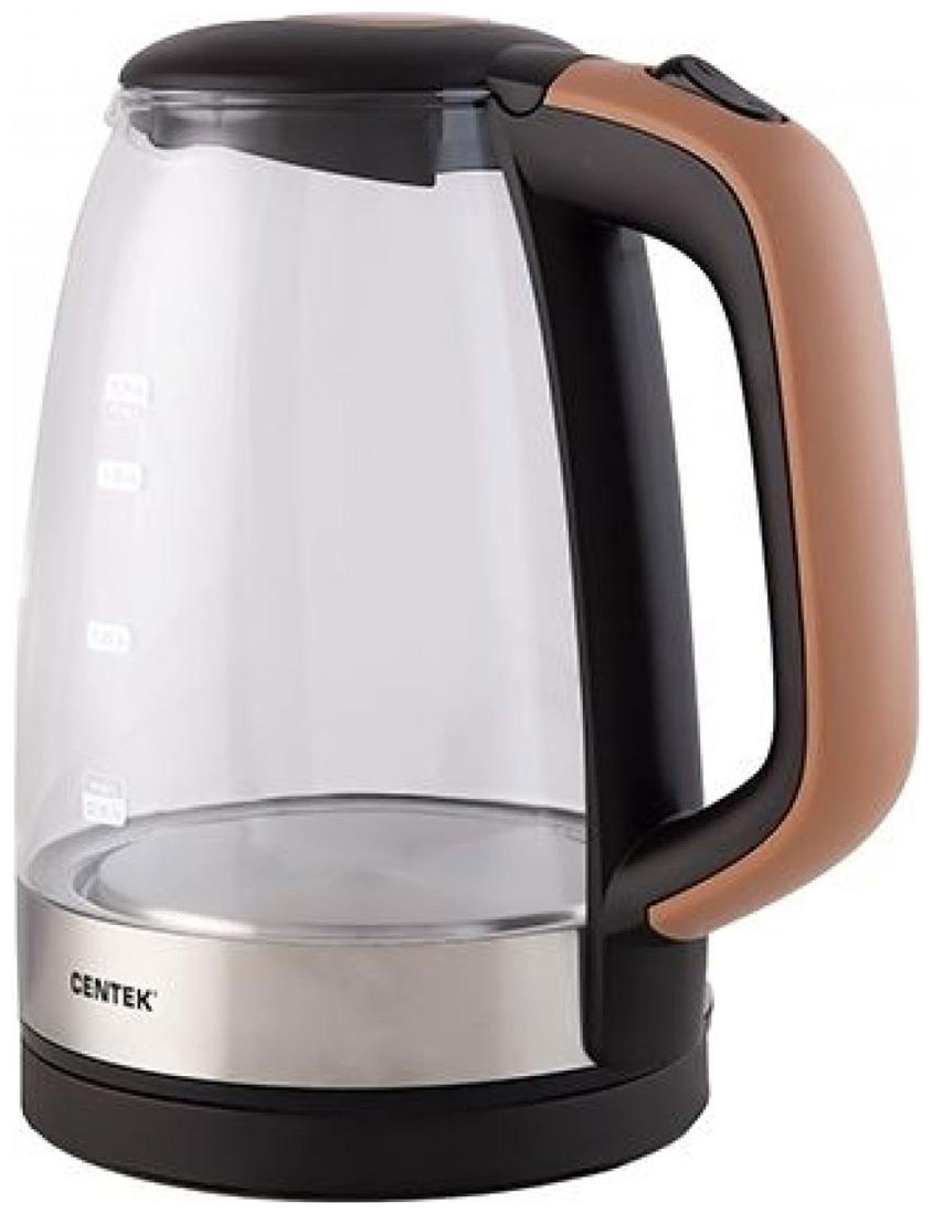 

Чайник электрический Centek CT-0065 Beige, Черный/бежевый