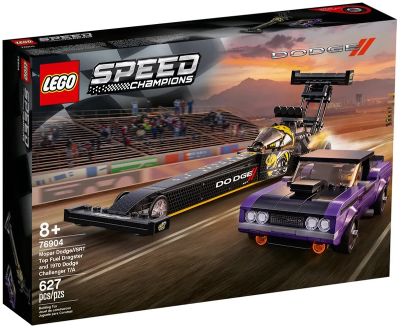 Конструктор Lego Speed Champions ''Mopar Dodge SRT Dragster and 1970 Dodge Challenger T/A'' Конструктор Lego Speed Champions ''Mopar Dodge SRT Dragster and 1970 Dodge Challenger T/A''