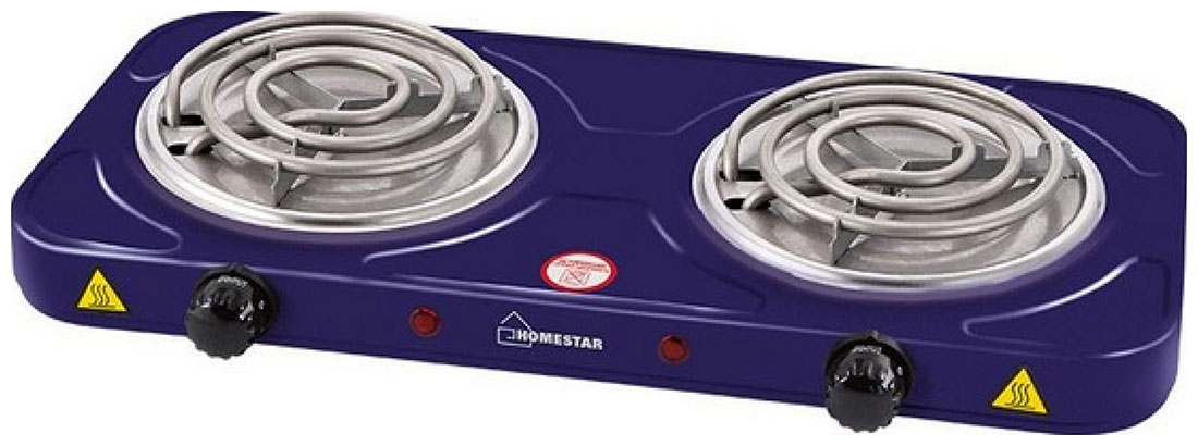 цена Настольная плита Homestar HS-1105 008752 сапфир Настольная плита Homestar HS-1105 008752 сапфир