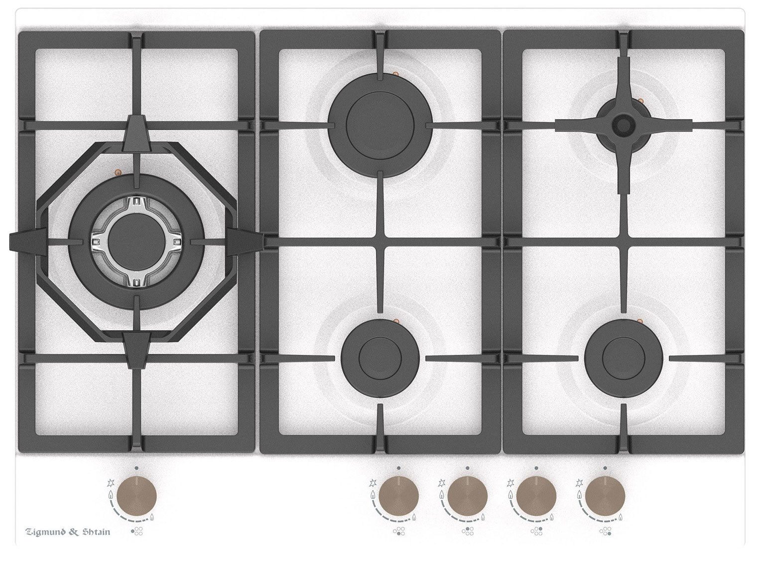 Газовая варочная панель Zigmund & Shtain G 14.7 W