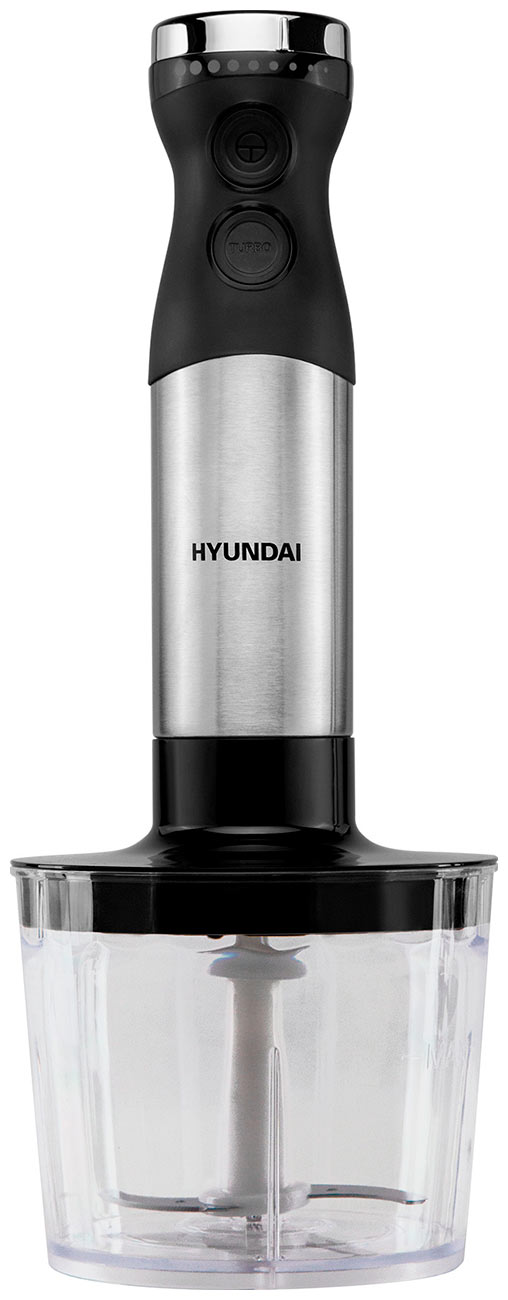 Погружной блендер Hyundai HYB-H3824 800Вт серебристый/черный
