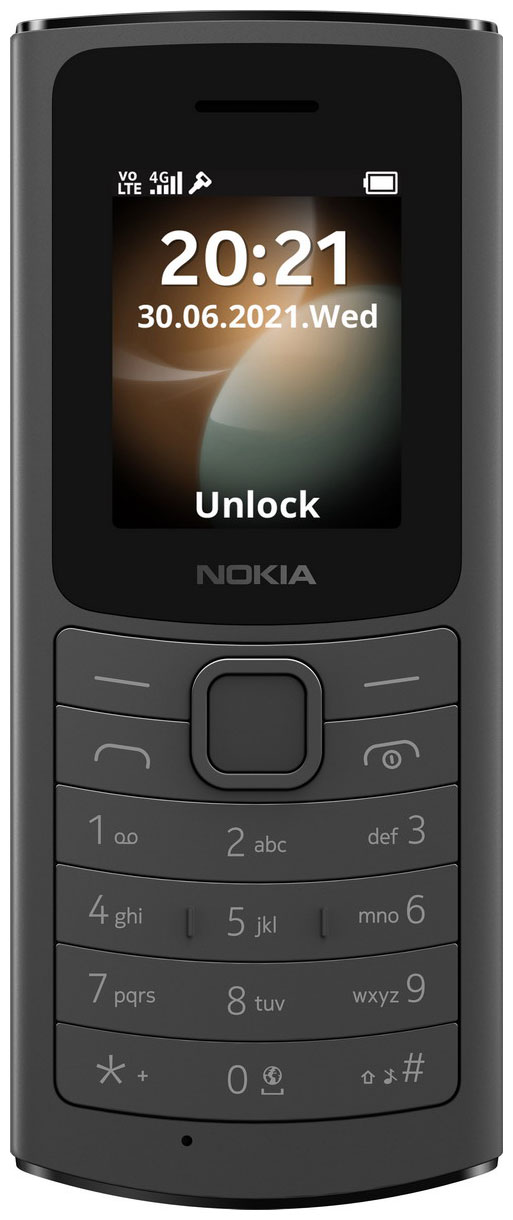 цена Мобильный телефон Nokia 110 4G DS Black NOK-16LYRB01A01