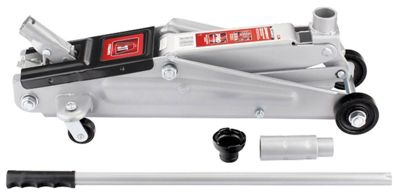 Изображение товара Домкрат гидравлический подкатной Matrix 3 т, h подъема 150-530 мм, 51040