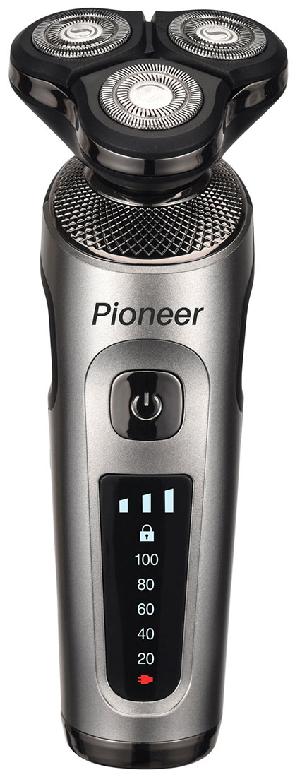 Электробритва Pioneer BS007 электробритва pioneer bs007 3 вт 3 головки usb акб серебристая