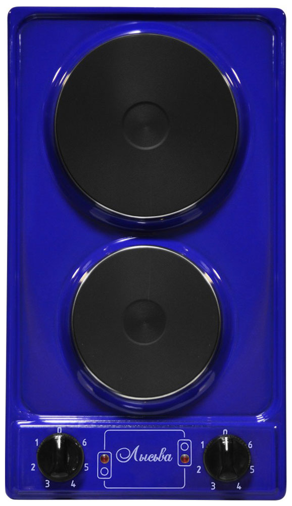 Изображение товара Настольная электроплита Лысьва ЭПБ 21 2 2кВт синий компактная удобно использовать