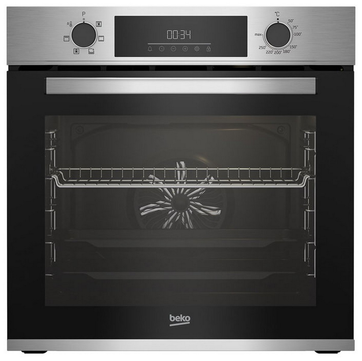 Изображение товара Электрический встраиваемый духовой шкаф Beko BBIE12300XD 72 л нержавеющая сталь Изображение товара Электрический встраиваемый духовой шкаф Beko BBIE12300XD 72 л нержавеющая сталь