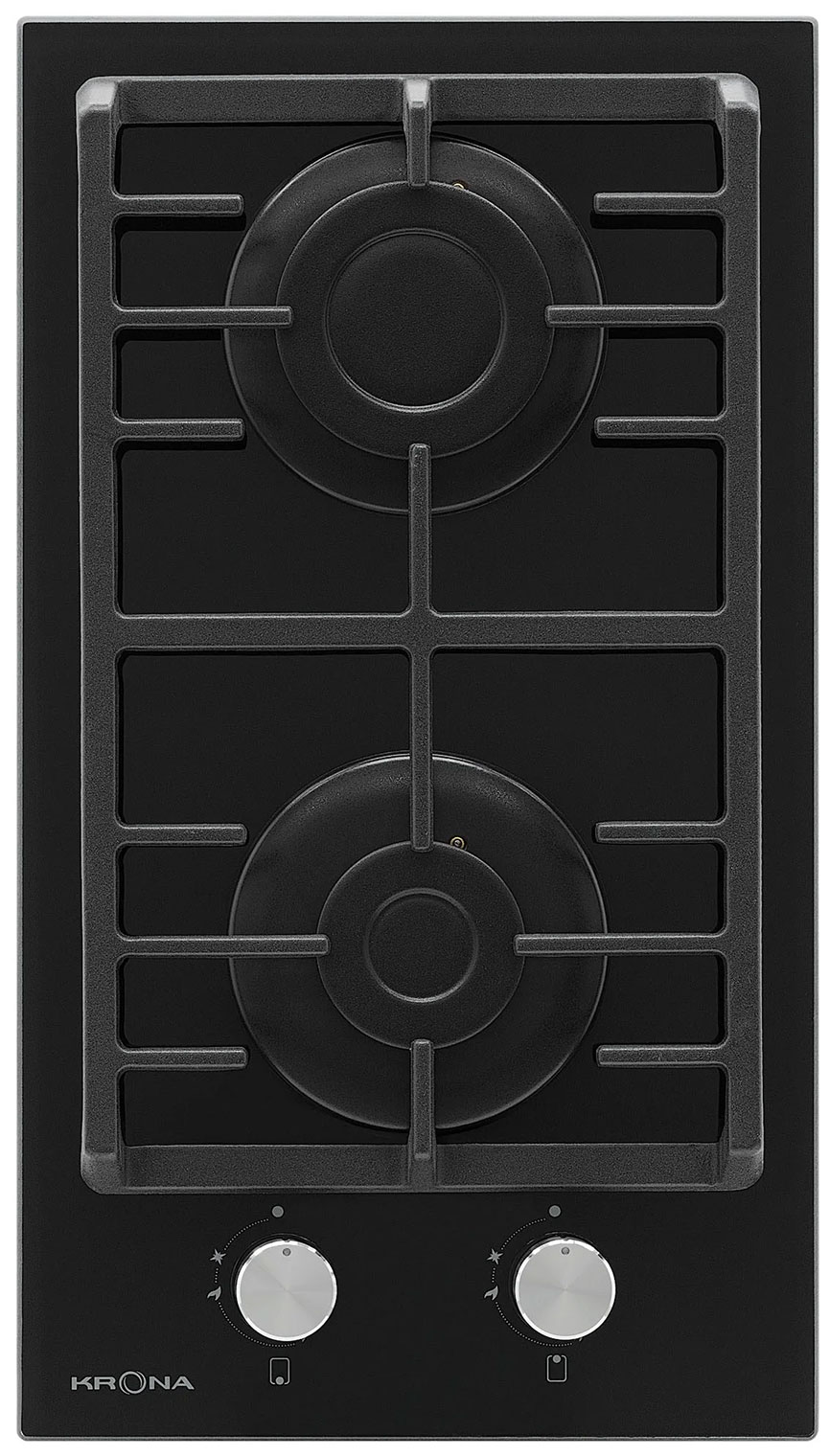 Изображение товара Газовая варочная панель Krona GALILEO 30 BL с 2 конфорками и газ-контролем