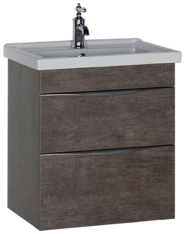 Изображение товара Тумба под раковину Aquanet Эвора 60 дуб антик коричневый (00183000)