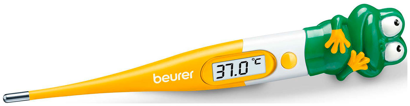 Термометр электронный Beurer BY11 Frog, желтый термометр электронный beurer by11 frog желтый