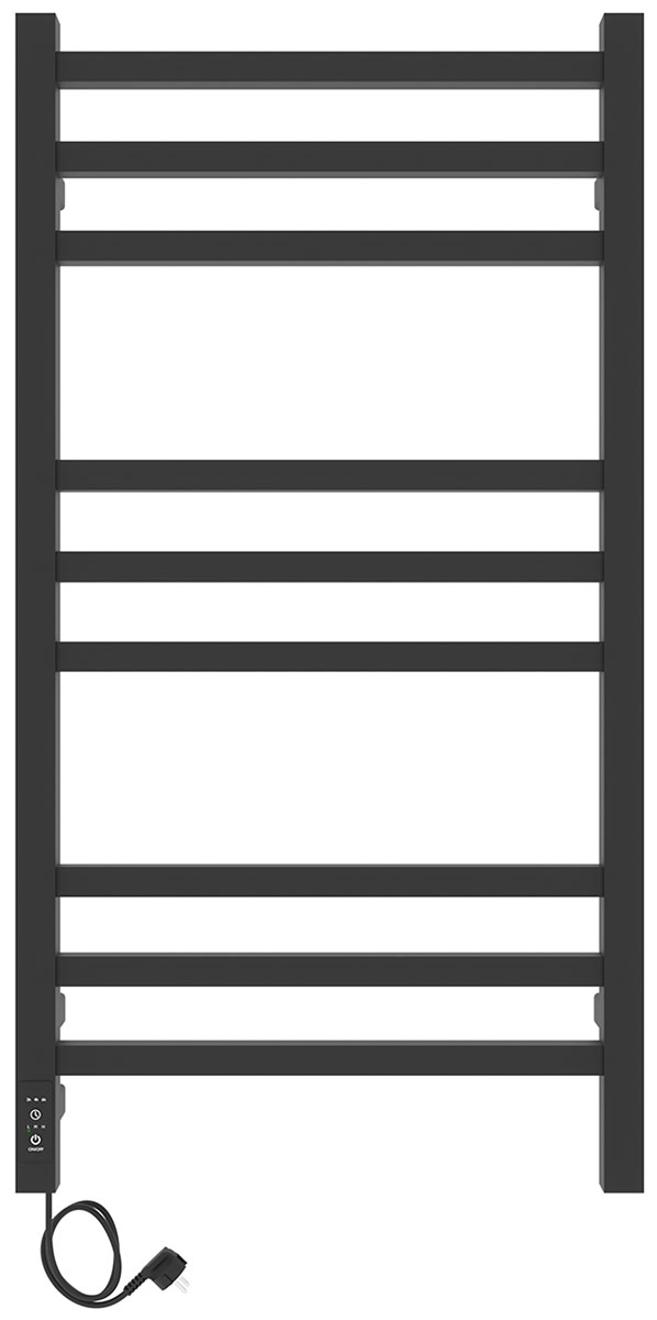 Изображение товара Электрический полотенцесушитель Laris Астор ЧКЧ9 130 Вт черный с терморегулятором и таймером