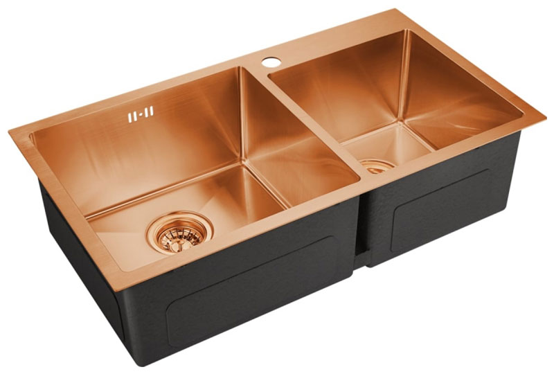 Изображение товара Кухонная мойка Emar EMB-210 PVD Nano Coppery