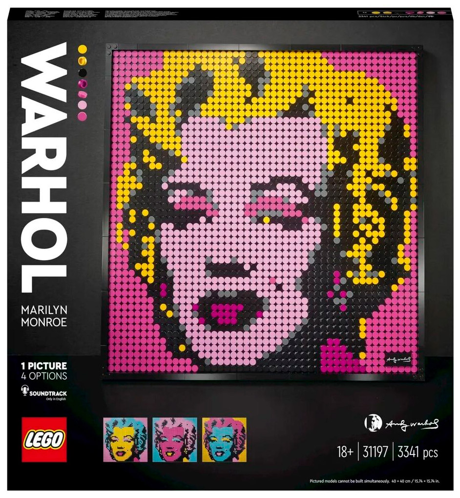 Конструктор Lego ART Мэрилин Монро Энди Уорхола 31197 фигурка совместимая с lego мэрилин монро