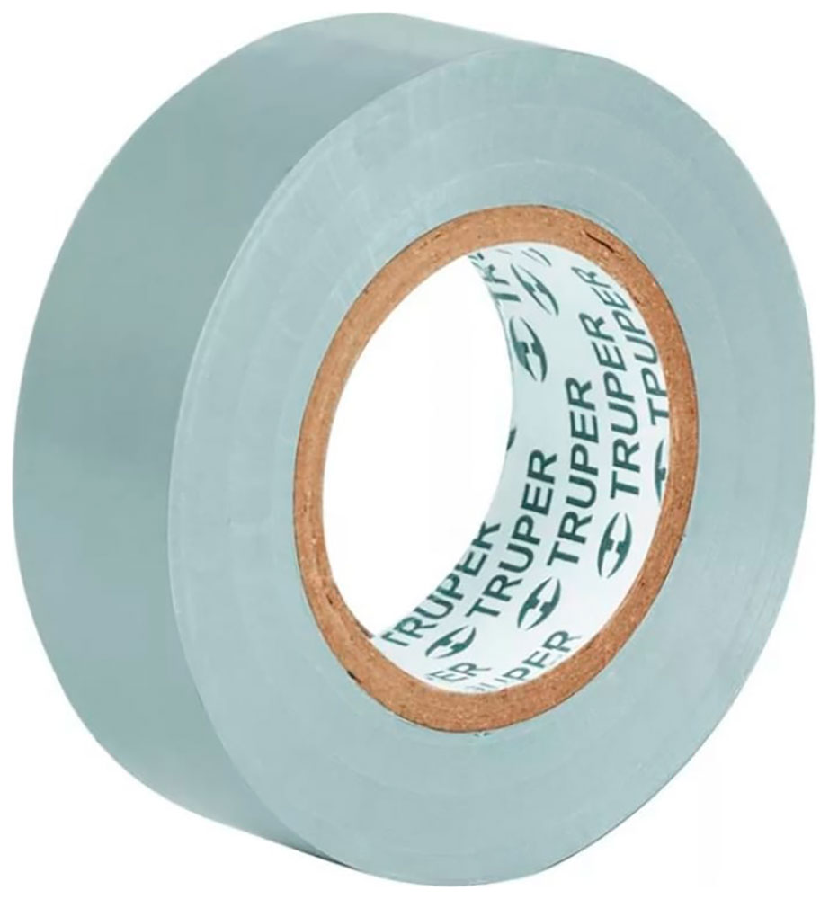 Изображение товара Изолента Truper M-33G 12507 19 мм 18 м серая для электромонтажа