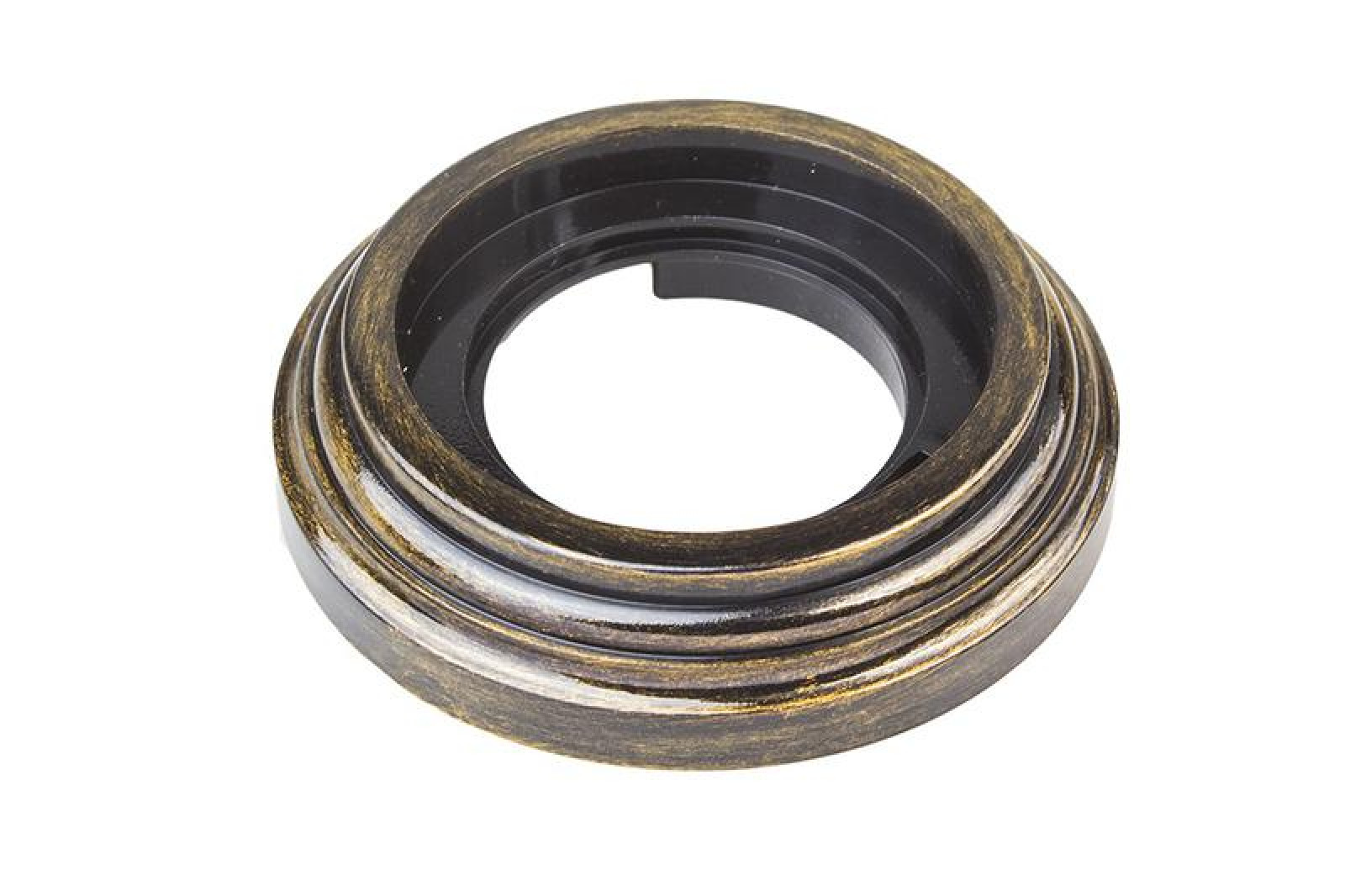 Изображение товара Декоративная рамка Bironi Лизетта ретро для одного устройства бронзовая