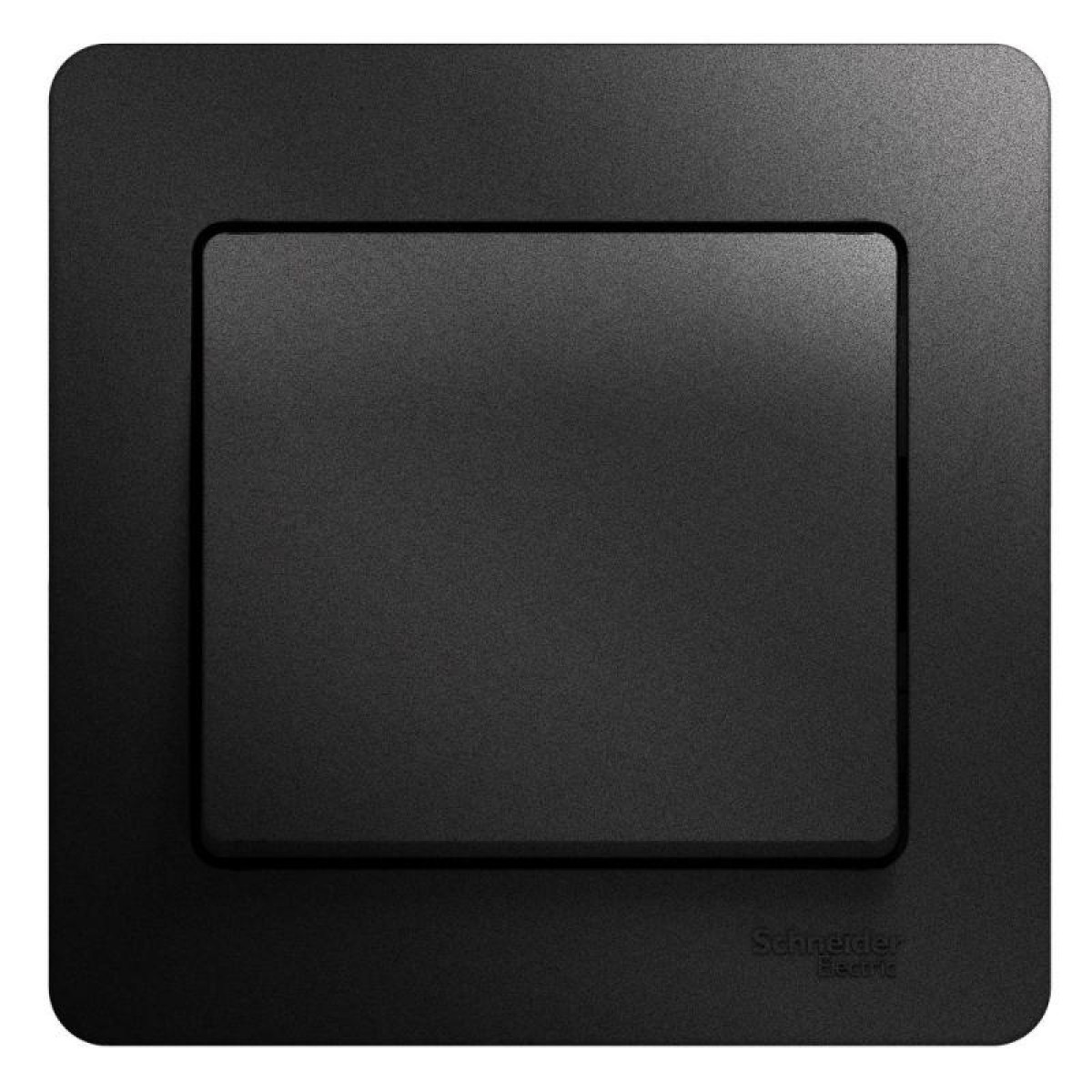 Изображение товара Выключатели, переключатели, диммеры Systeme Electric Выключатель 1-кл. СП Glossa 10А IP20 (сх. 1) 10AX в сборе антрацит SE