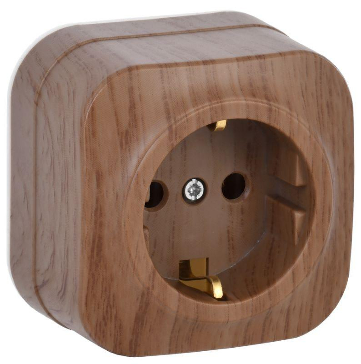 Изображение товара Розетка IEK 1-м ОП GLORY РС20-3-ХД 16А с заземлением