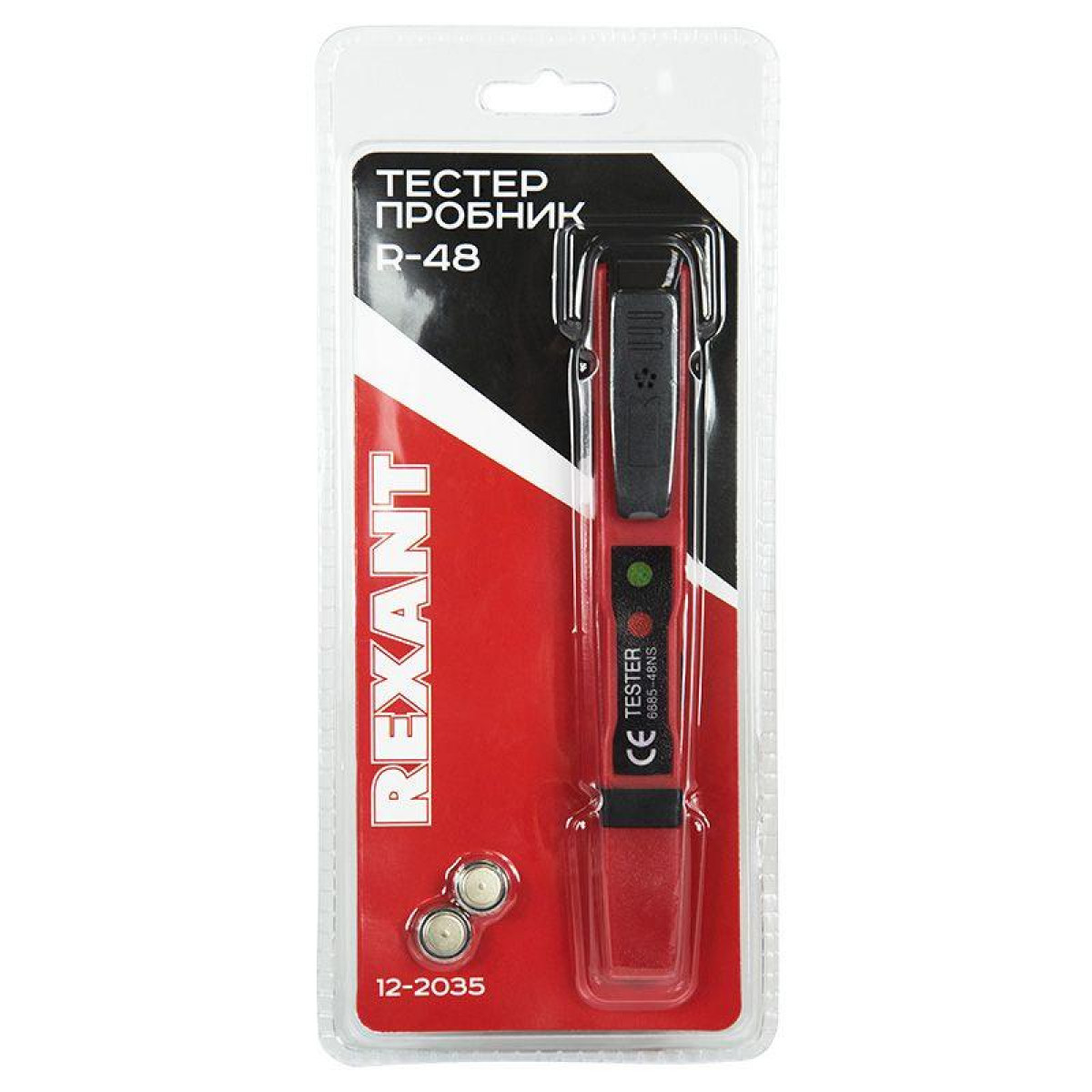 Изображение товара Тестер-пробник Rexant R-48 компактный для проверки электрических цепей