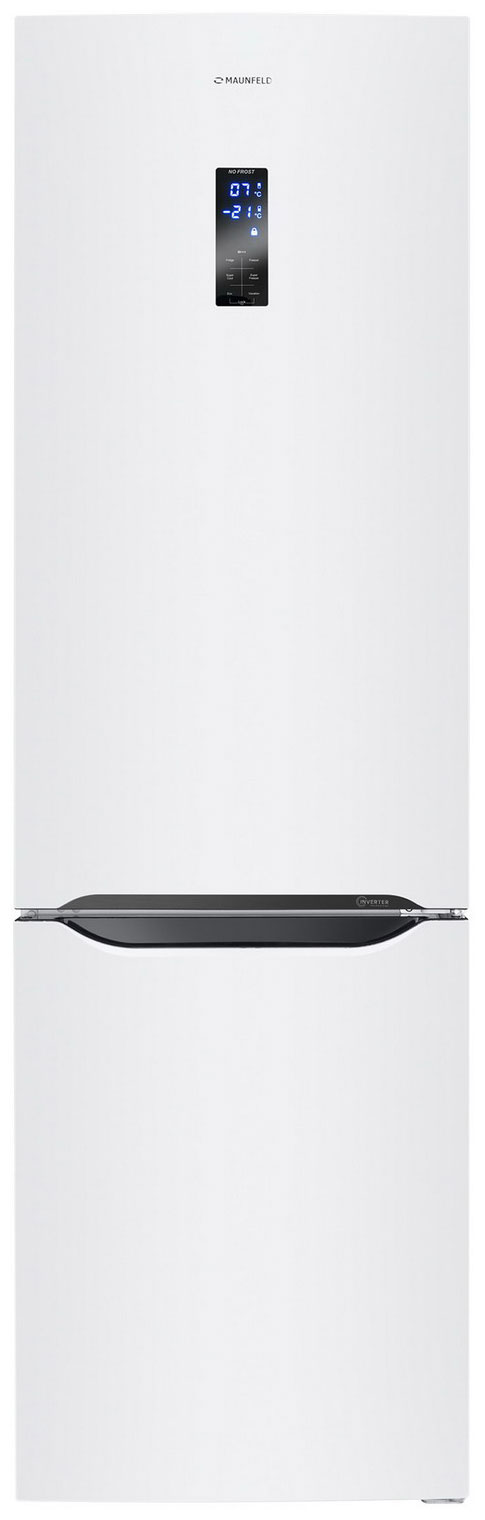 Изображение товара Двухкамерный холодильник Maunfeld MFF195NFIW10 с системой No Frost 350л