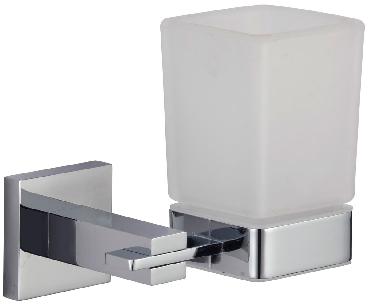 Изображение товара Стакан стеклянный с настенным держателем Savol 65а S-06558A