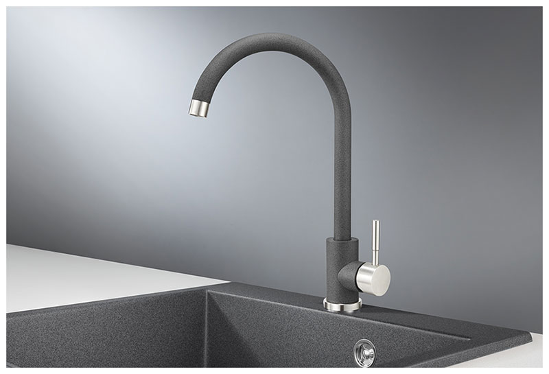 Изображение товара Смеситель для кухни Granula Standart ST-4031, графит Изображение товара Смеситель для кухни Granula Standart ST-4031, графит