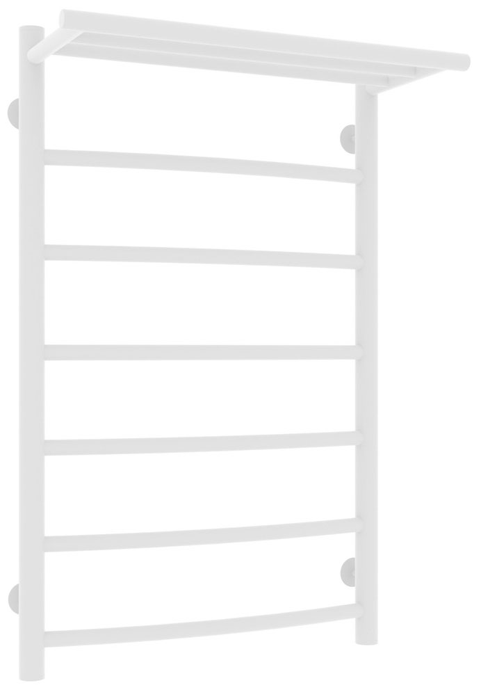 Изображение товара Полотенцесушитель водяной Laris Классик с полкой П7, 500х800, белый муар (73208024БМ)