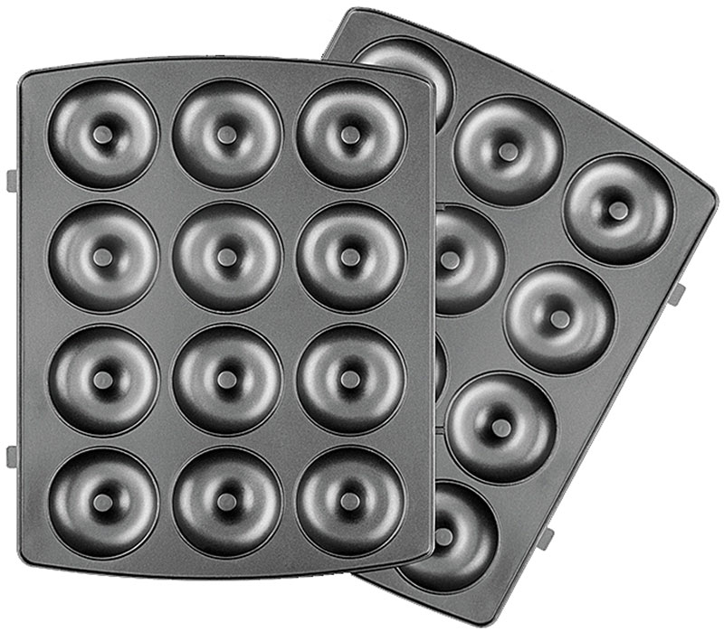 Изображение товара Панель для мультипекаря Редмонд RAMB-105 черная, съемные сменные панели для пончиков и печенья