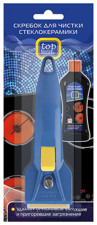 Изображение товара Скребок для стеклокерамических поверхностей Top House 392326 Италия