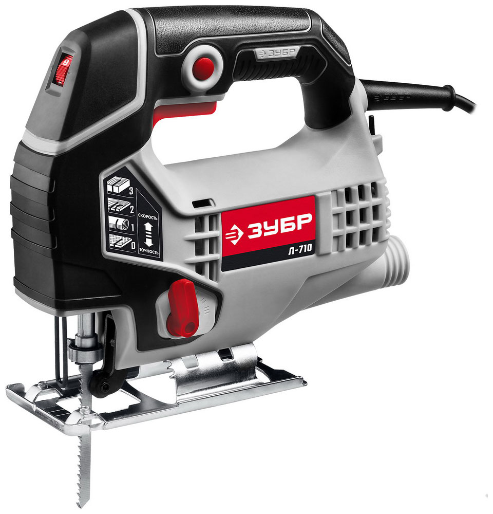 Изображение товара Лобзик Зубр Л-710 мощный и удобный для разных материалов с подсветкой