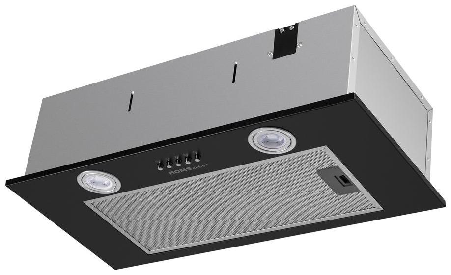 Изображение товара Вытяжка Homsair CAMELIA POWER 60 черная для кухни до 30 м2