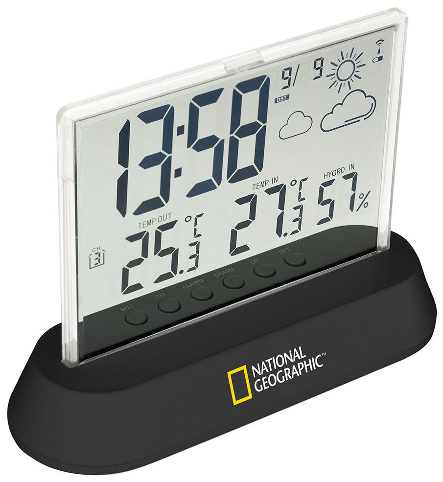 Метеостанция Bresser National Geographic 9070300 метеостанция настольная настенная часы будильник электронный гигрометр