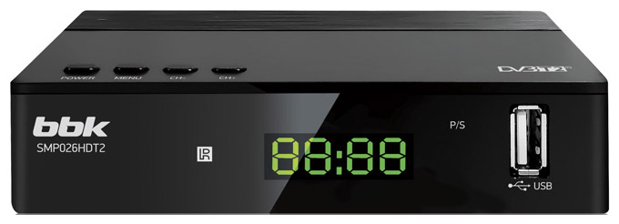 Изображение товара Цифровой ресивер BBK SMP026HDT2 DVB-T2 с HDMI USB записью и EPG