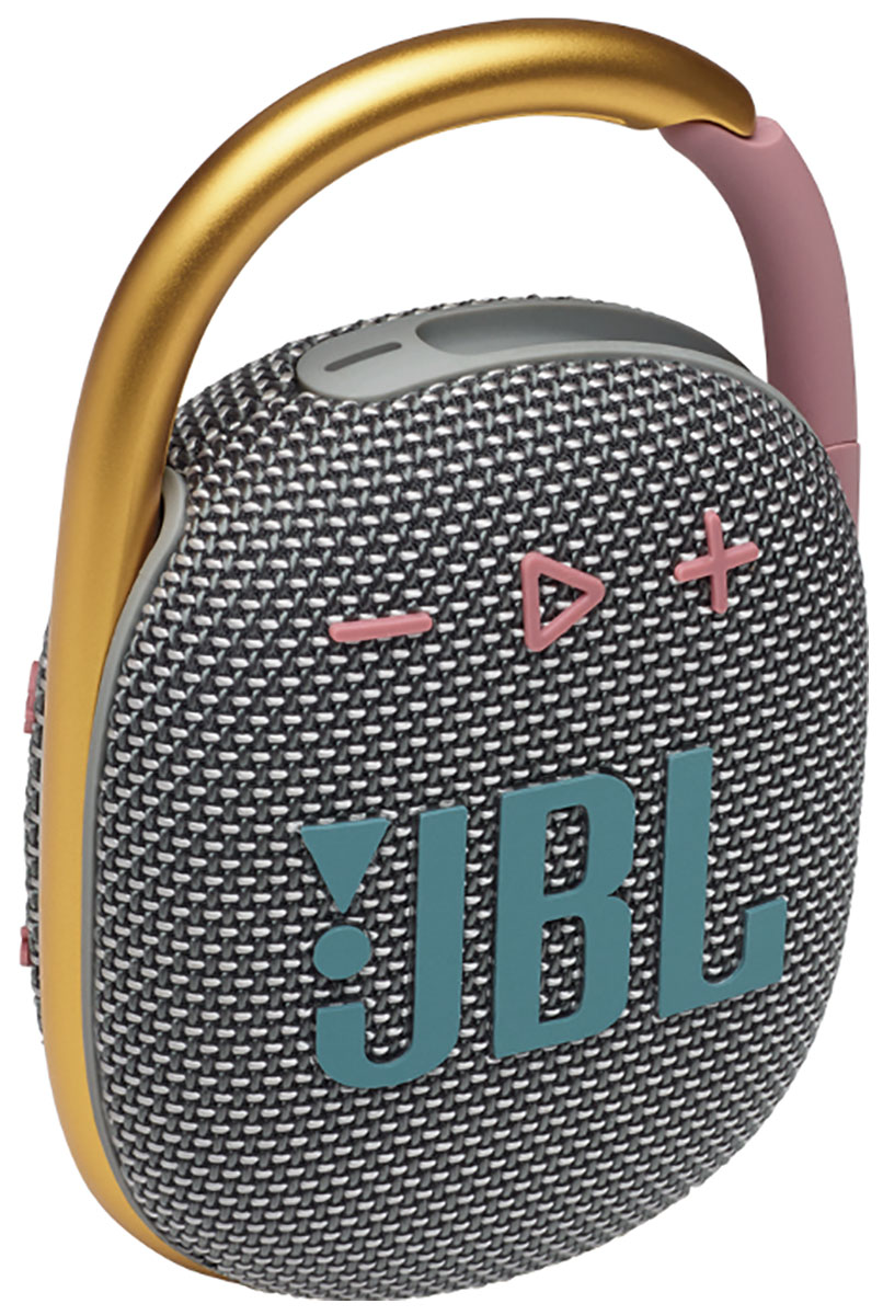 Изображение товара Портативная акустика JBL CLIP4 GRY влагозащищенная мощная беспроводная гарнитура