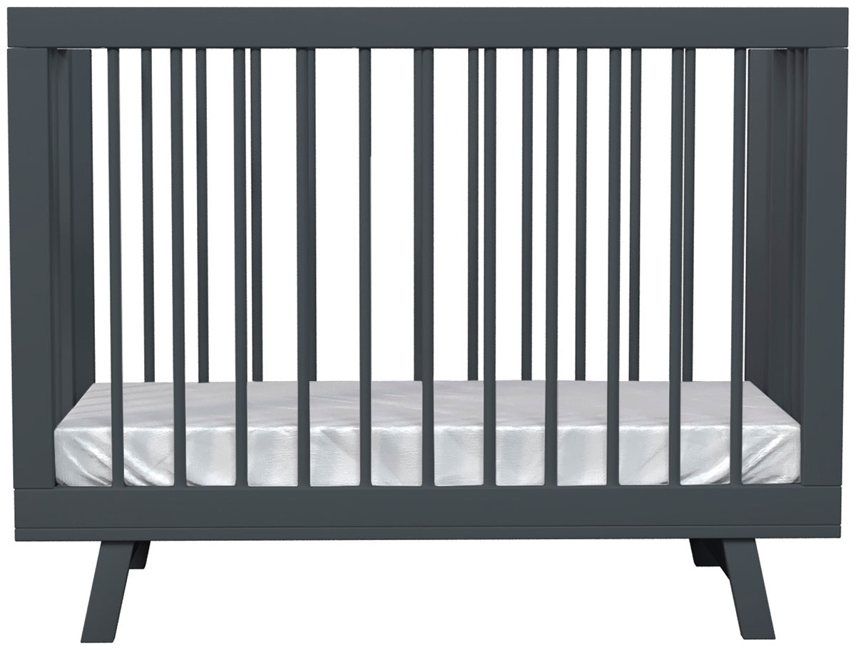 

Кроватка для новорожденного Lillaland Lilla Aria темно-серая, Темно-серый