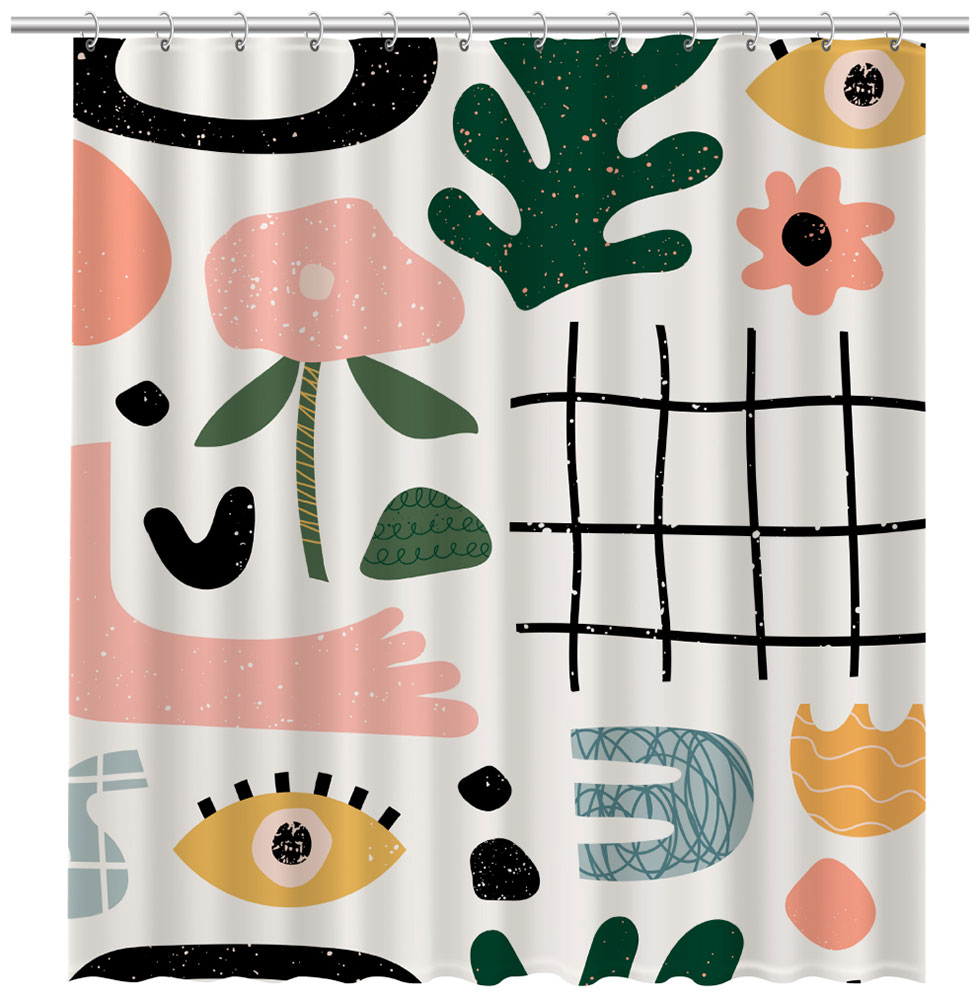 Изображение товара Шторка для ванной Fixsen Design Summer FX-2506 180x200 см полиэстер водоотталкивающая