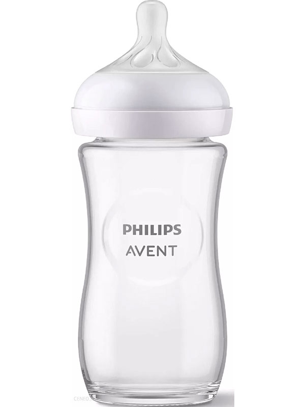 Изображение товара Cтеклянная бутылочка для кормления Philips Avent Natural Response, (SCY933/01), 240 мл, 1 мес+
