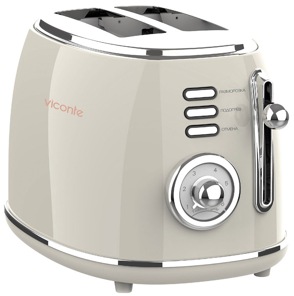 

Тостер Viconte VC-414, Бежевый