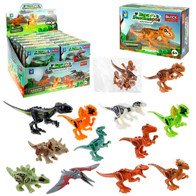 Изображение товара Пластиковый конструктор 1 Toy Blockformers Парк динозавров Изображение товара Пластиковый конструктор 1 Toy Blockformers Парк динозавров