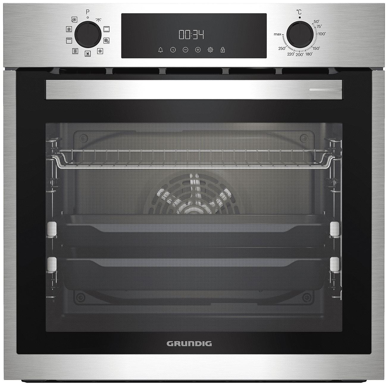 

Электрический духовой шкаф Grundig GEBM11301XC, нержавеющая сталь