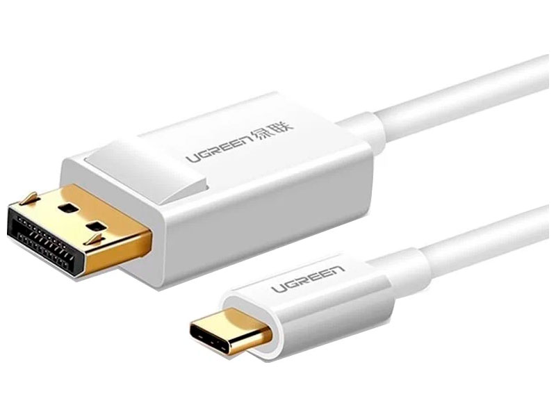 Изображение товара Адаптер Ugreen USB-C - DisplayPort 4K@30Гц, 1.5м (40420) белый