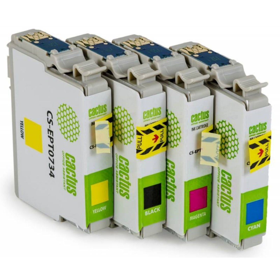 Изображение товара Картридж Cactus T0735 для Epson Stylus 4-хцветный 45.6 мл