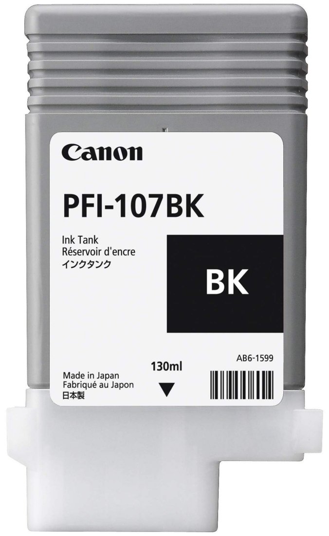 Изображение товара Картридж струйный Canon PFI-107BK 6705B001 черный (130мл) для iP F680/685/780/785